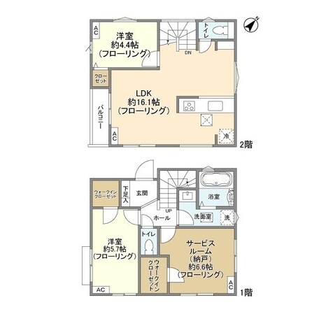 Ｋｏｌｅｔ上永谷の物件間取画像